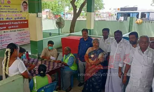 தூய்மை பணியாளர்களுக்கு மருத்துவ பரிசோதனை முகாம்