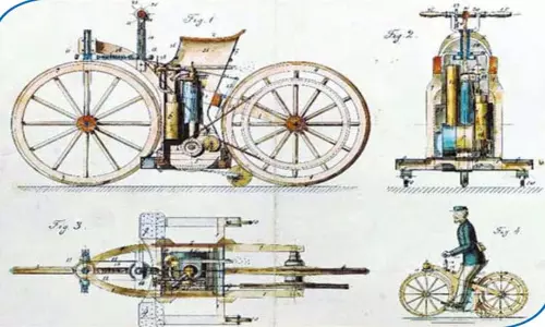 மோட்டார் சைக்கிள் உருவான வரலாறு மோட்டார் சைக்கிள் உருவான வரலாறு
