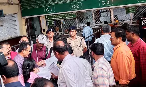 சென்னை ரெயில்வே கோட்ட மேலாளர் ஆய்வு