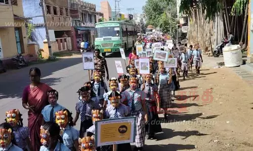 கடையநல்லூரில் விழிப்புணர்வு பேரணி