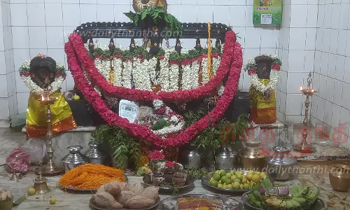 ஆடி வெள்ளியையொட்டிகன்னிமார் கோவிலில் சிறப்பு பூஜை