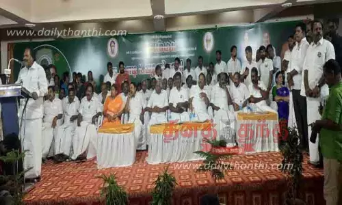 சிவகங்கை மாவட்டத்தில் இருந்து 1 லட்சம் பேர் பங்கேற்பு