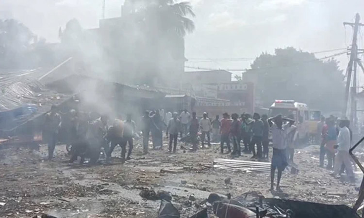 கிருஷ்ணகிரி பட்டாசு விபத்து: பலி எண்ணிக்கை 7 ஆக உயர்வு