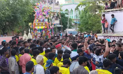 முகரம் பண்டிகையையொட்டிசங்கராபுரத்தில் சந்தனக்கூடு ஊர்வலம்