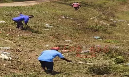 தினத்தந்தி செய்தி எதிரொலிவலதுகரை வாய்க்காலில் தூர்வாரும் பணி தினத்தந்தி செய்தி எதிரொலிவலதுகரை வாய்க்காலில் தூர்வாரும் பணி