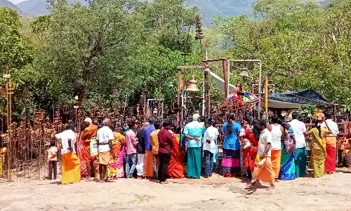 கோடந்தூர் கட்டளை மாரியம்மன் கோவிலில் திரளான பக்தர்கள் சாமி தரிசனம் கோடந்தூர் கட்டளை மாரியம்மன் கோவிலில் திரளான பக்தர்கள் சாமி தரிசனம்