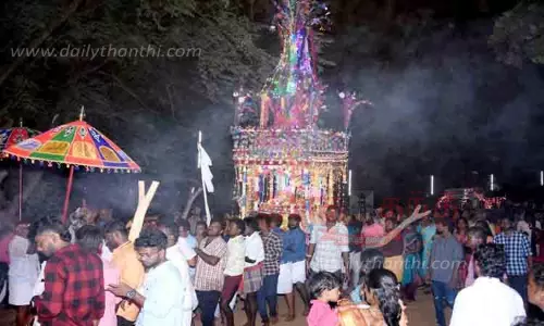 மதநல்லிணக்க பூக்குழி திருவிழா மதநல்லிணக்க பூக்குழி திருவிழா