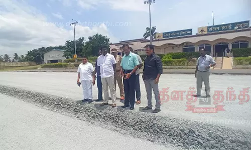 செப்டம்பர் மாதம் முதல்சேலத்தில் இருந்து வெளியூர்களுக்கு விமான சேவை தொடக்கம்எஸ்.ஆர்.பார்த்திபன் எம்.பி. தகவல்