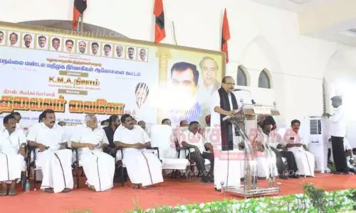 திராவிடத்தை பாதுகாக்கவே தி.மு.க.வோடு கைகோர்த்துள்ளோம்-வைகோ பேச்சு திராவிடத்தை பாதுகாக்கவே தி.மு.க.வோடு கைகோர்த்துள்ளோம்-வைகோ பேச்சு