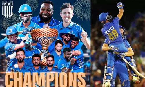 மேஜர் லீக் கிரிக்கெட்:  சீட்டில் ஆர்கஸ் அணியை வீழ்த்தி எம்.ஐ. நியூயார்க் சாம்பியன்...!