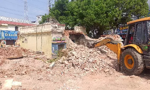 செல்வ விநாயகர் கோவில் இடித்து அகற்றம்