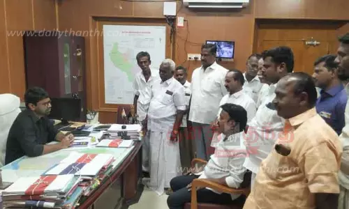 சேரன்மாதேவி உதவி கலெக்டருக்கு இசக்கி சுப்பையா எம்.எல்.ஏ. நன்றி