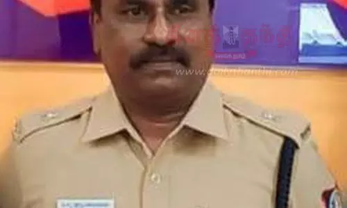 சென்னை ஆவடி சிறப்பு காவல் படை கமாண்டராகபதவி ஏற்ற நாளில் பணி ஓய்வு பெற்ற சேலம் போலீஸ் அதிகாரி