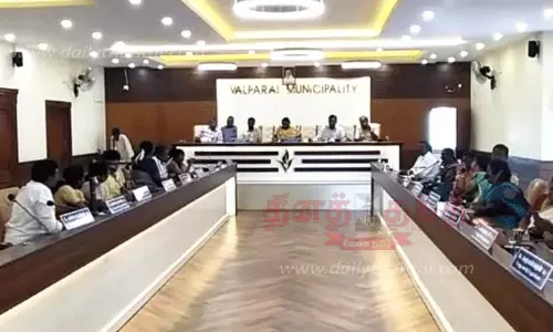 வால்பாறை நகராட்சி கூட்டம்