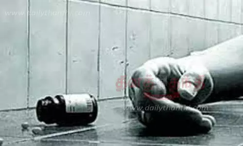 விஷம் குடித்து தொழிலாளி தற்கொலை