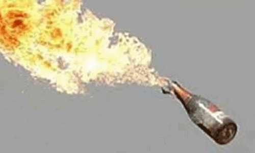 பா.ஜ.க. பிரமுகர் வீட்டில் மண்எண்ணெய் குண்டு வீச்சு