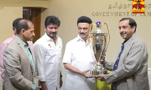 ஆசிய சாம்பியன்ஸ் ஆக்கி கோப்பை முதல்-அமைச்சர் மு.க.ஸ்டாலினிடம் ஒப்படைப்பு..!