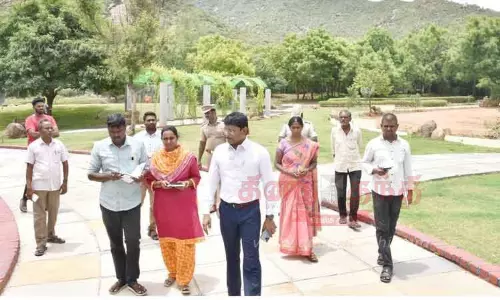 கிரிவலப்பாதையில் ரூ.1 கோடியில் அமைந்த தோட்டக்கலை பூங்கா 8-ந் தேதி திறப்பு