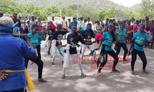 வனத்துறை சார்பில் விழிப்புணர்வு கலைநிகழ்ச்சி