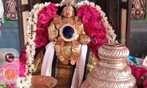 நிகமாந்த மகா தேசிகன் சாமிக்கு சிறப்பு அர்ச்சனை நிகமாந்த மகா தேசிகன் சாமிக்கு சிறப்பு அர்ச்சனை