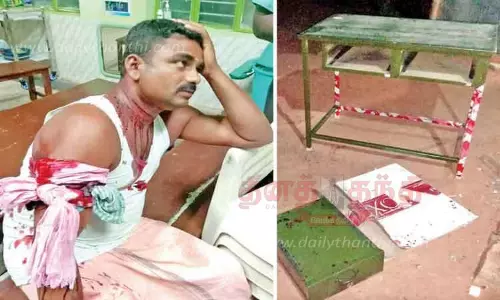 டாஸ்மாக் கடைக்குள் புகுந்து ஊழியர்களை வெட்டிய கொள்ளை கும்பல்