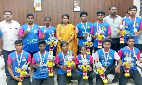 புதுக்கோட்டை வீரர், வீராங்கனைகள் 14 பதக்கங்கள் பெற்றனர்