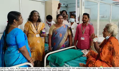 கலவை அரசு மருத்துவமனையில் கலெக்டர் வளர்மதி ஆய்வு