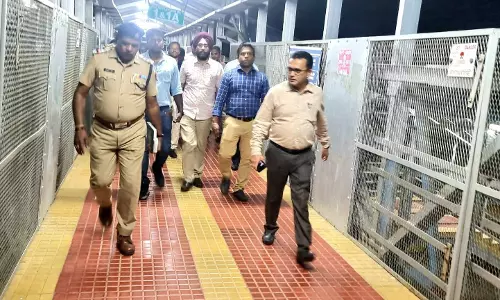 அம்ரீத்பாரத் திட்ட பணிகள் குறித்து முதன்மை பொறியாளர் ஆய்வு