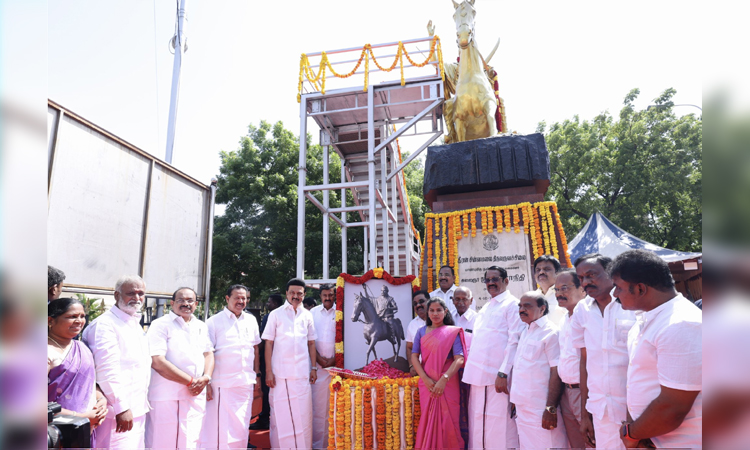 தீரன் சின்னமலை நினைவு தினம் - முதல்-அமைச்சர் மு.க.ஸ்டாலின் மரியாதை