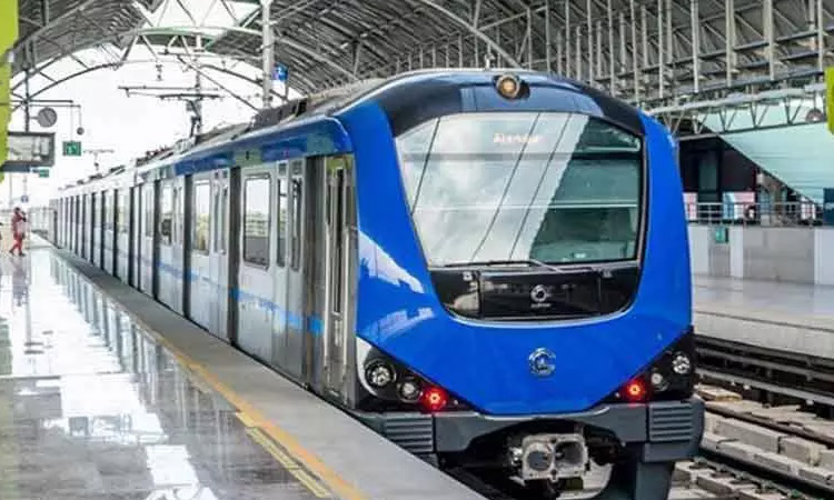 மெட்ரோ ரெயில் சேவைக்காக பனகல் பூங்கா- கோடம்பாக்கம் இடையே சுரங்கம் தோண்டும் பணி