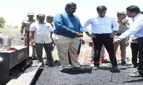 ஸ்மார்ட் சிட்டி திட்டப்பணிகள் குறித்து கலெக்டர் ஆய்வு