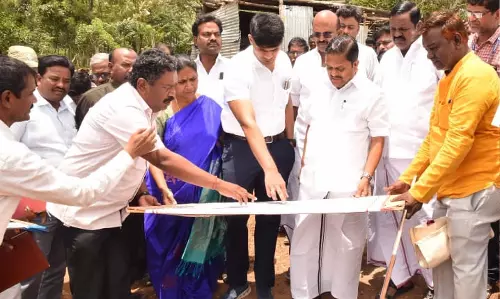 வத்தல்மலையில்ரூ.2.23 கோடியில் சாகச சுற்றுலா மையம் அமைக்கும் பணிஅமைச்சர் கா.ராமச்சந்திரன் நேரில் ஆய்வு