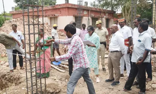 வளர்ச்சி திட்டப்பணிகளை கலெக்டர் ஆய்வு