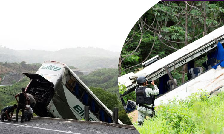 மெக்சிகோவில் பஸ் கவிழ்ந்து விபத்து; இந்தியர்கள் உள்பட 18 பேர் உயிரிழப்பு