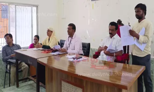 தென்காசி நகராட்சி அலுவலகத்தை வேறு இடத்துக்கு மாற்ற தீர்மானம்