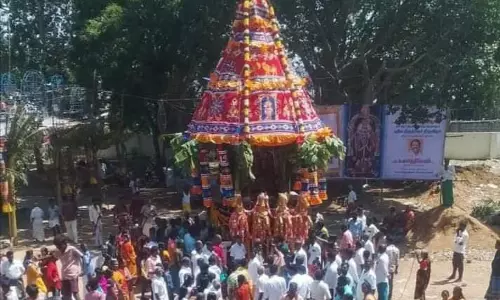 சித்தப்பட்டினம் திரவுபதி அம்மன் கோவில் தேரோட்டம்