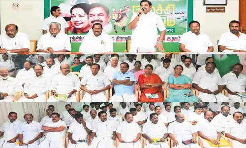 2 கோடி உறுப்பினர்கள் சேர்ப்பு: அ.தி.மு.க. மதுரை மாநாட்டில் 15 லட்சம் பேர் பங்கேற்பார்கள் - எடப்பாடி பழனிசாமி