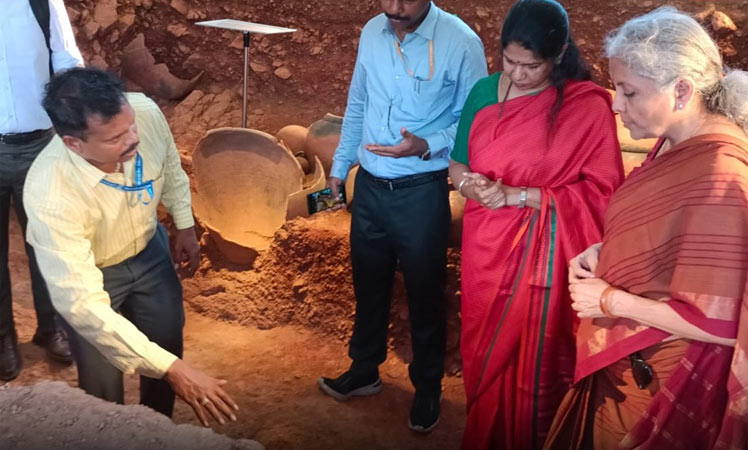 ஆதிச்சநல்லூரில் ஆன்சைட் அருங்காட்சியகத்தை திறந்து வைத்தார் நிர்மலா சீதாராமன்