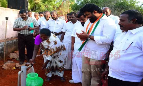 அதிசயபுரத்தில் மேல்நிலை நீர்த்தேக்க தொட்டி திறப்பு அதிசயபுரத்தில் மேல்நிலை நீர்த்தேக்க தொட்டி திறப்பு