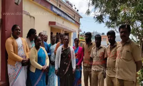 தூய்மை பணியாளர்கள் போராட்டம்