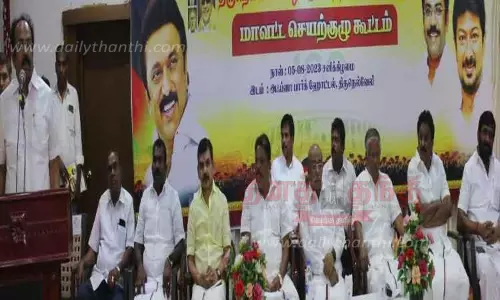 நாடாளுமன்ற தேர்தலில் 40 தொகுதிகளிலும் வெற்றி பெறுவதே குறிக்கோள் - அமைச்சர் தங்கம் தென்னரசு பேச்சு