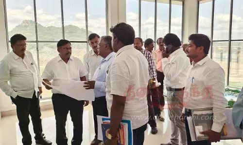 மேட்டூர் அணையில் பொதுப்பணித்துறைதலைமை பொறியாளர் ஆய்வு