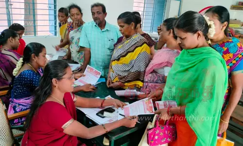 கலைஞர் மகளிர் உரிமைத்தொகை திட்டத்திற்கானஇரண்டாம் கட்ட பதிவு முகாம் தொடக்கம்இதுவரை 4.2 லட்சம் பெண்கள் பதிவு