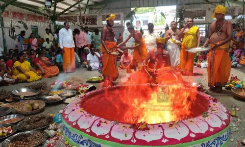 ஆதிமாரியம்மன் கோவிலில் சண்டி ஹோமம்