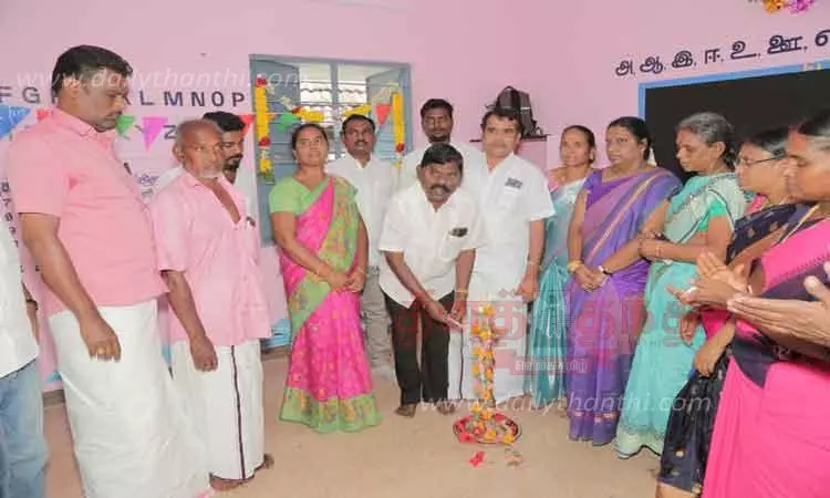 புதிய அங்கன்வாடி மையம் திறப்பு