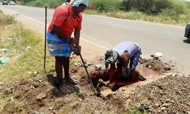 குடிநீர் குழாயில் உடைப்பு