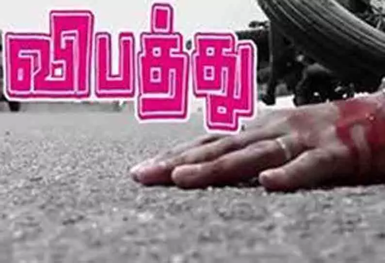 மோட்டார்சைக்கிள் மோதி வடமாநில பக்தர் பலி