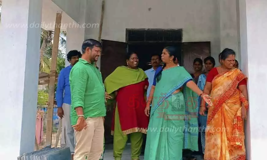 ஆற்காடு ஒன்றியத்தில் வளர்ச்சித் திட்ட பணிகளை கலெக்டர் ஆய்வு