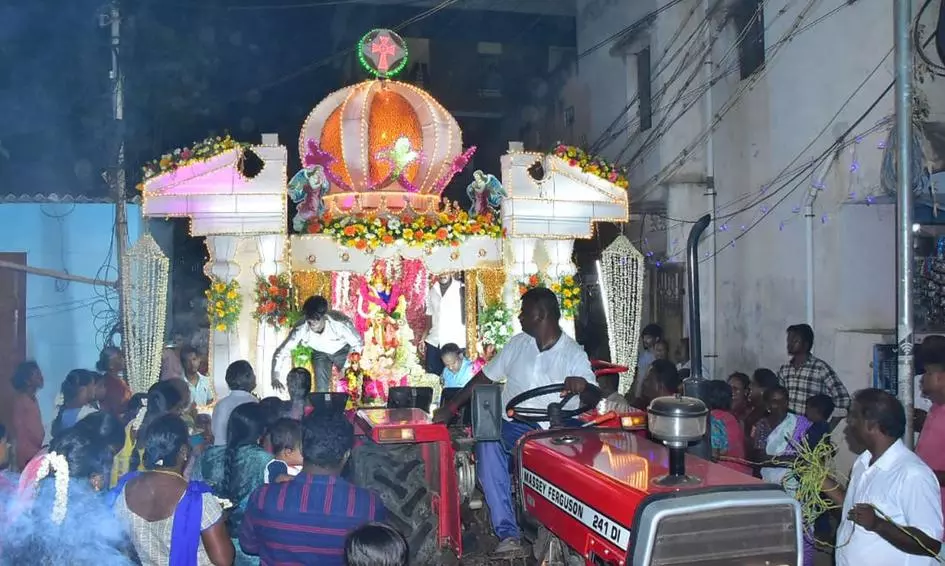 புனித செபஸ்தியார் ஆலய தேர் பவனி