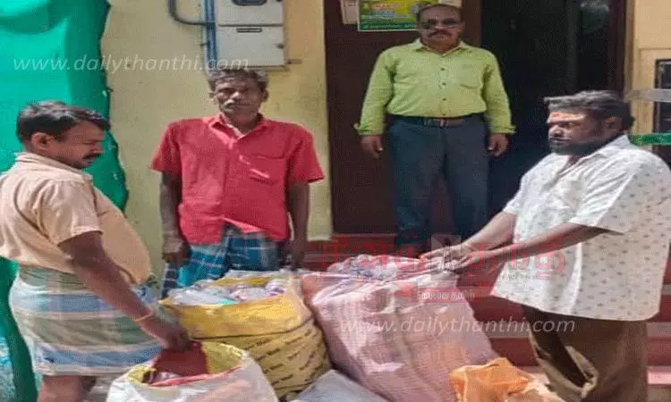 சேகரிப்பு மையத்தில் 531 காலி பாட்டில்களை கொடுத்த நபர்